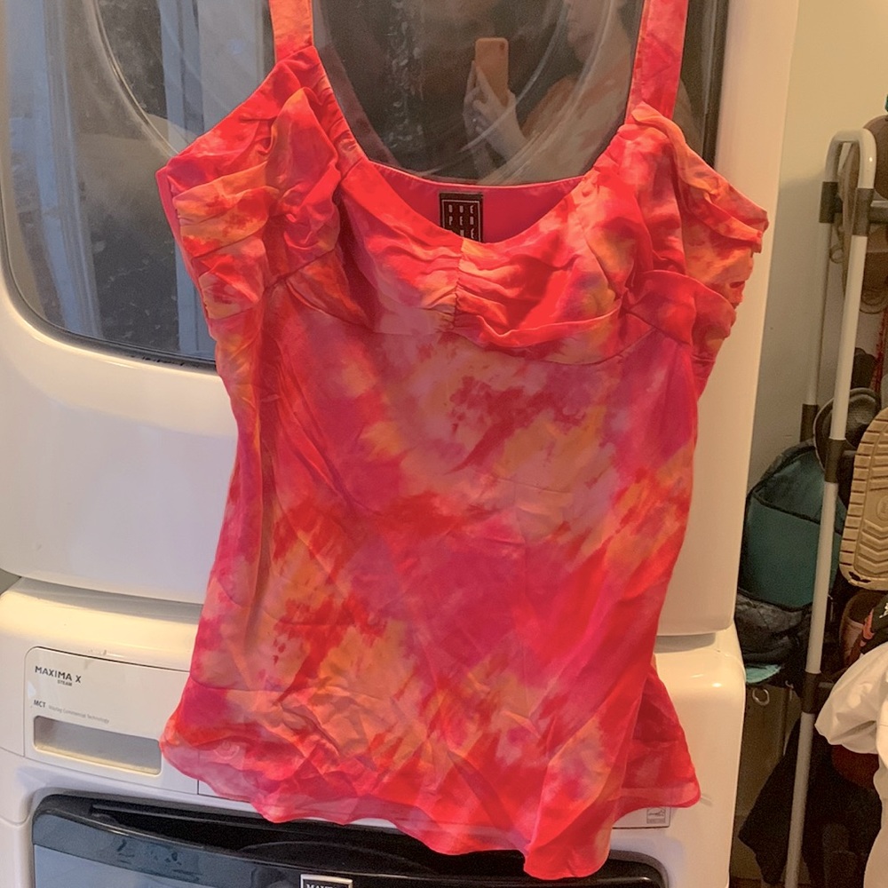 Due per due silk 2 piece sleeveless dress size 16